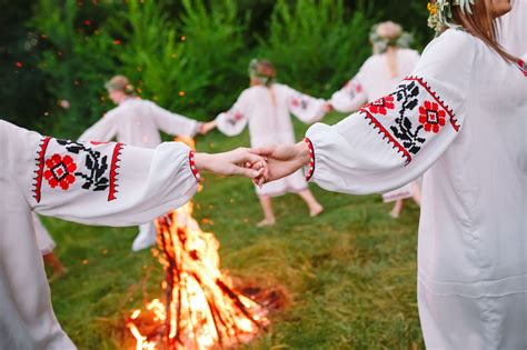 Midsummer Pagan Festivities: Dancing and Music under the Stars